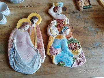 antiche ceramiche lavorate da artista marche