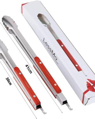 Pinze da cucina LessMo, confezione da 2 pinze