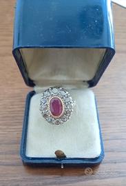 Anello oro 14 carati anni 40