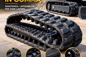 Cingoli in gomma MG230x96x35