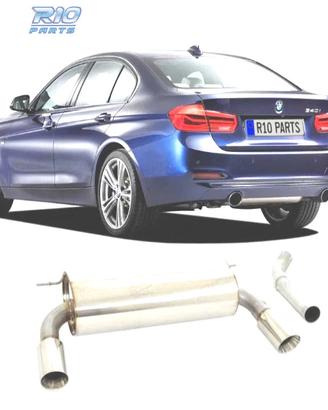 SCARICO SPORTIVO BMW F30 316 320 325 LOOK M DOPPIA