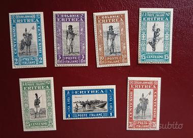 Colonie  italiane Eritrea 1930- Soggetti africani