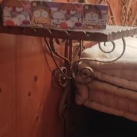 Testiera letto in ferro battuto 