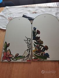 Specchio dipinto a mano