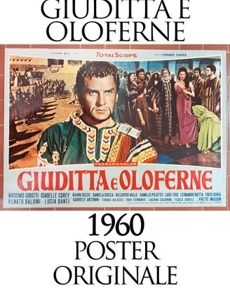 Giuditta e Oloferne 1960 Poster Originale Girotti