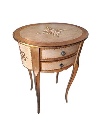 tavolino laccato e oro veneziano