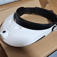 CASCHETTO LED con 5 lenti mai usato