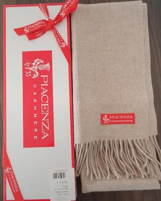 PiacenzaCachemire Sciarpa NUOVA Unisex Beige 