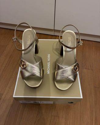 Sandali dorati numero 36 Michael Kors
