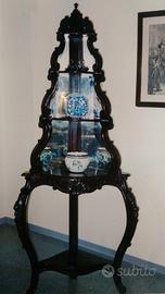 -ANGOLIERA A CONSOLLE LOMBARDA CON SPECCHIERA