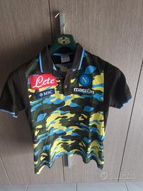 polo SSC  Napoli mimetica 2013/2014 macron