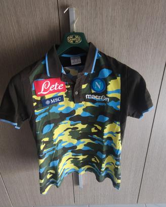 polo SSC  Napoli mimetica 2013/2014 macron