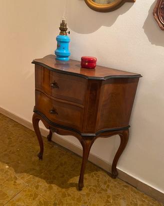 Comodino a due cassetti 