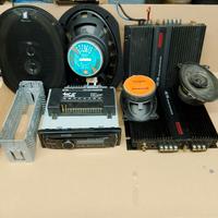amplificatori, autoradio e casse vintage 