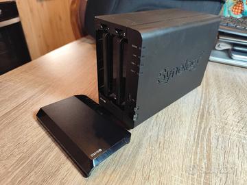 NAS Synology DS218+ (2 baie) + opzione dischi.