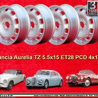 4 pz cerchi Lancia TZ 5.5x15 ET28 4x145