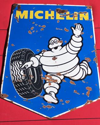insegna tabella pubblicitaria Michelin 