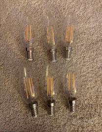 6 lampadine a led da 4W