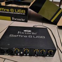 Focusrite Saffire 6 USB  Scheda Audio 2 In / 4 Out