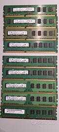 RAM DDR3 varie taglie (2GB, 4GB, 8GB) - TESTATE