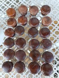 Pomelli in legno noce n.24