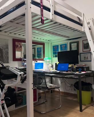 LETTO A SOPPALCO IKEA UNA PIAZZA E MEZZA