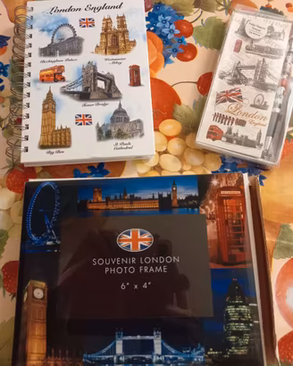 Londra rubrica quaderno e rubrica