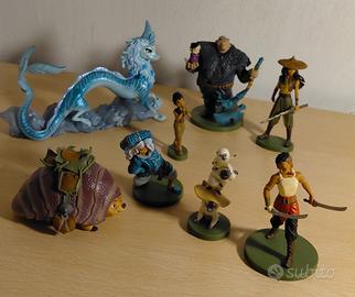 Set 8 Figure Raya Ultimo Drago Disney Store