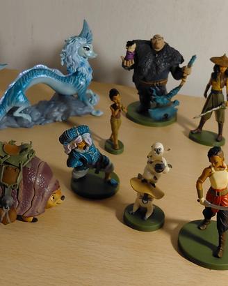 Set 8 Figure Raya Ultimo Drago Disney Store