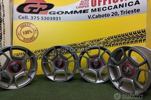 4 Cerchi Lega 17 pollici originali Fiat 500 Abarth