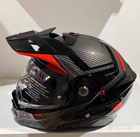 Casco modulare Scorpion ADX 2 LEWIS Nero/Rosso