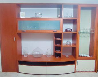 PARETE ATTREZZATA SOGGIORNO SALONE CUCINA