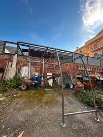 Tendalino rigido t top acciaio inox 35mm gozzo