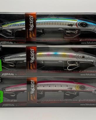 Artificiali  3 FISHUS ESPETRON long minnow 185 SP