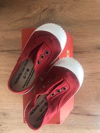 Victoria sneaker rosse  bimbo numero 22 nuove