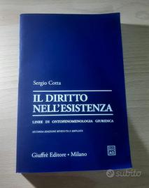 "Il diritto nell'esistenza" Sergio Cotta