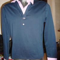 Polo maglia elasticizzata finta camicia A. Morato