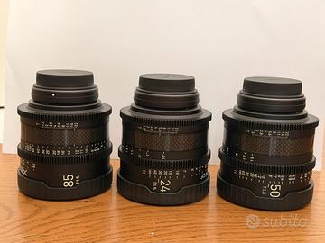 Xeen CF T1.5 Set 24/50/85mm EF — 3 ottiche cinema