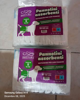 pannolini per cani