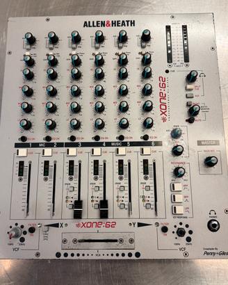 Allen&Heath Xone:62–MixerDJ Professionale 6 Canali