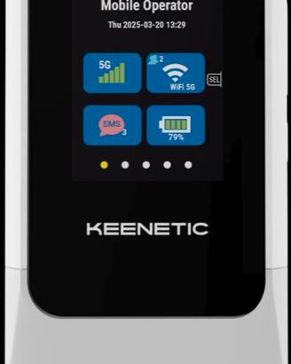 Modem Router Portatile Keenetic 
Roamer 5G Wi-Fi 6