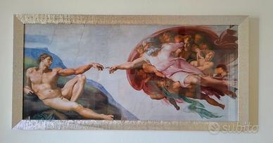 Quadro "La creazione di Adamo"
