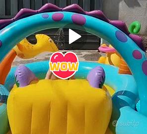 piscina gonfiabile bambini dinosauri 