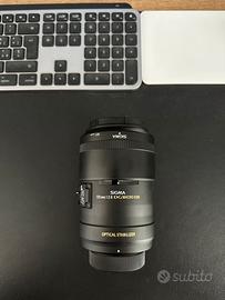 SIGMA 105mm 1:2.8DG MACRO HSM per NIKON