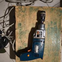 trapano a percussione AEG + seghetto Metabo + cont