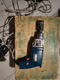 trapano a percussione AEG + seghetto Metabo + cont