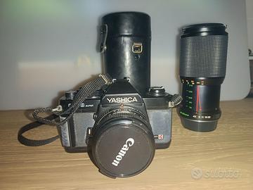 yashica fx3 super e obiettivo yashica 70-210