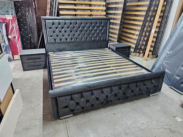 LETTI IMBOTTITI IN VELLUTO