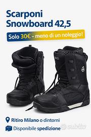 Scarponi snowboard 42,5