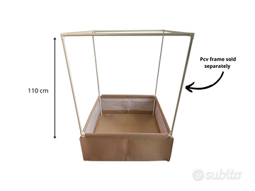 Vasi in tessuto-letto coltivazione-semina-ortaggi